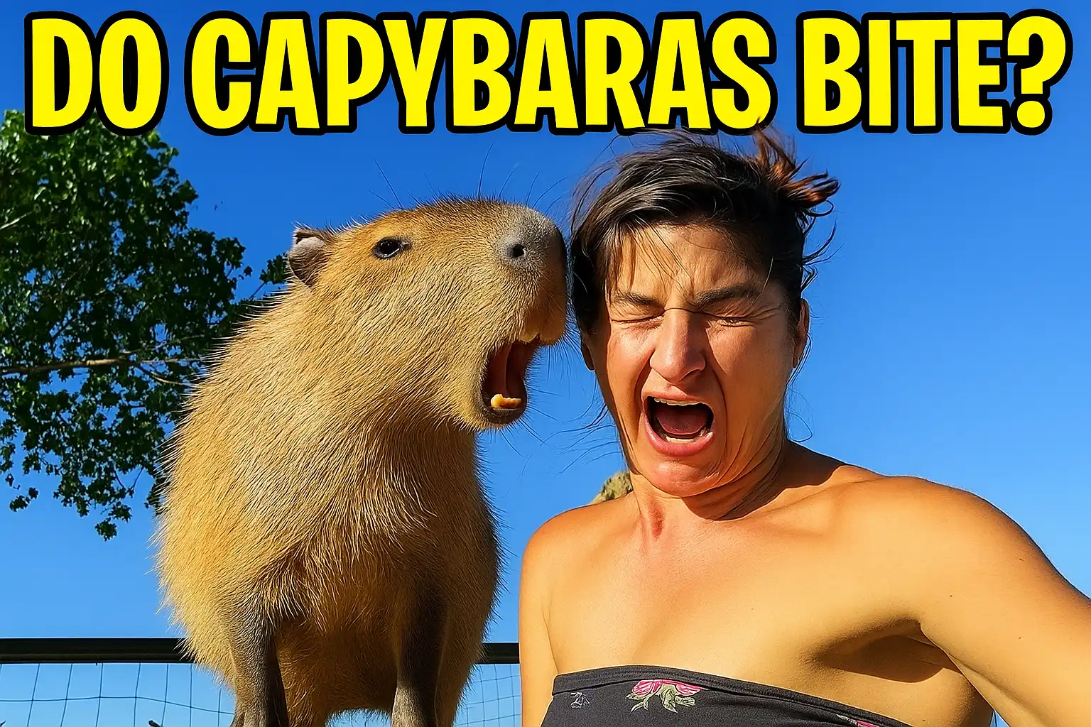 Do Capybaras Bite? Human Injuries, Bite Force, and Safety Tips