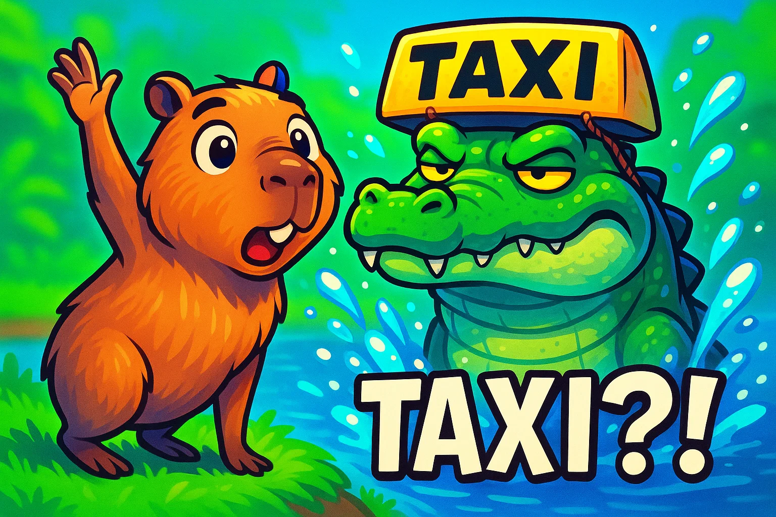 Why Do Capybaras Ride Crocodiles? Reality or AI?